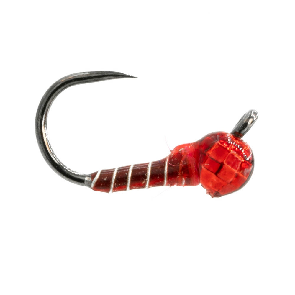 Umpqua Zebra Jig Thin in Red